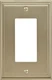 Amerock BP36518 Gold Mulholland Single Rocker / Gfi Outlet Wall Plate