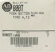 ALLEN BRADLEY 800T A6 Red Flush Head Pushbutton Operator