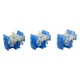 Lot of 3 Fuji Electric AR9B290 Contact Block, Normally Open, 10A 600VAC