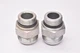 Brennan 6400-20-16-O, 20MJ-16MORB Straight Tube Fitting 1-1/4x1" Lot of 2