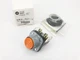 New Allen-Bradley 800T-A3A Ser. T Orange Flush Head Pushbutton 1NO 1NC