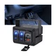 Nilight 2 Gang Rocker Switch Box 12V SPST ON Off PD Type C and ... Fast USA SHIP