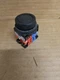 Fuji AR30F0R    Black Push Button Momentary Switch    250V 6A