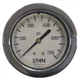 Thuemling Lfp-Scba-200 Panel-Mount Pressure Gauge, 0 To 200 Psi, 2 1/2 In Dial,