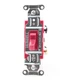 Hubbell Bryant 1223R Red 20A 3-Way Toggle Wall Light Switch Industrial