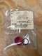 New Surplus  Square D Class 9001 Type R-7 Red Plastic Push Button Lens