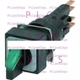 1PC NEW EATON MOELLER Q25LWK1R-GN/WB Select button head