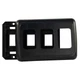 12325 Black Triple Switch Base and Face Plate for RV Marine Automotive