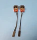 2PCS SWITCH MOMENTARY PUSH BUTTON,8121,C&K, WIRE ATTACHED FOR OEM(NORMALLY OPEN)