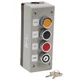 MMTC 3BXLT Exterior 3 Button Surface Mount Control Station Double Pole Lockout