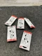 Lot of 5 GE Grounding Toggle Switch, Single Pole 15A 120VAC MAX 54161