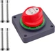 Ampper Panel Mounted Battery Switch 12V - 48V, Marine Battery Disconnect Switch