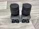 LOT OF 2 FUJI AR22S2R COMBINATION BLACK PUSH BUTTON & SELECTOR SWITCH #830F275