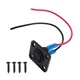 Rocker Toggle Switch Panel, DC 12V 20A Waterproof Blue LED Round Toggle Switc...