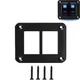 MIIGII Switch Panel, 2 Gang Rocker Toggle Switch Aluminum Housing Bracket for...