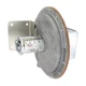 DWYER 1638-1 Large Diaphragm Pressure Switch,Adj. 25E996