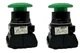 Lot of 2 Siemens 52BR8XZ Black Max 30mm Green Mushroom Push Button