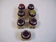 FUJI AH30-F PUSH BUTTON MULTI-COLORS - 7PCS - USED - FREE SHIPPING