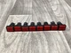 LOT OF 8 - IDEC AL6-P Red Illuminated Indicator Lamp Pilot Light 24V #92F68