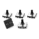 5pcs 6 Pin 5 Way Momentary Surface Mounted Devices SMT Tactile Tact Switch