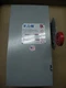 30A safety switch Eaton DH36FGK 3P 3W 600V fusible NEMA 1  4 available