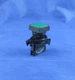 SPRECHER+SCHUH  D5-3X10V  CONTACT BLOCK WITH GREEN PUSH BUTTON. TESTED