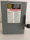 SQUARE D DU322 60 AMP 240 VOLT NON-FUSIBLE 3 PHASE INDOOR DISCONNECT..D-1908