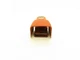 Hercules 531-SWH Hercules Foot Pedal Switch Full Shield 20A 120/240V Orange