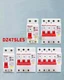 1PCS NEW Delixi DZ47sLES Air-Switch Circuit Breaker C-Type 1P+N 2P 3P 3P+N 4p