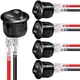 Twidec/5Pcs 12V Round Rocker Switch AC 6A/250V 10A/125V 5PCS, 5PCS-ON-OFF 