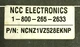 EUCHNER NCNZ1VZ528EKNP Type NZ1VZ-538 E Proximity Safety Switch W/ Key