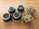 Fuji Electric AH30-F Contact Block AH30F Green/Black (Pack of 6)