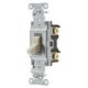 Hubbell 20A 120/277V SP Toggle Switch, Spec Grade Commercial, Ivory