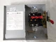 GE TG3221 Model 8 30-Amp 240V AC/DC 2-pole fusible disconnect switch - USED