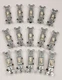 Legrand Pass & Seymour 660-LAG Toggle Switch Single Pole-LIGHT ALMOND Qty 15