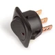 Grote 82-2131 Rocker Switch, Led, 25 Amp, 3 Blade, 7/8" Dia., Yellow Free ship