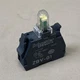 SCHNEIDER ELECTRIC Snap In Light Module Push Button 1.8"x1.3"x0.4" Black ZBVG1