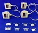 1 Lot of Qty 4 - SMC ZSE40-T1-62L Digital Vacuum Switches