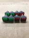 Fuji AH165-ZT Red/Green Illuminated Panel Light *Lot of 8* #4010I155