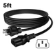 5ft UL Power Cord For Cisco SG300-28P 28-port Gigabit PoE Managed SRW2024P-K9-NA
