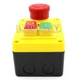 1PC NEW FOR KEDU KJD17D-2 220V Emergency stop overload protection plastic switch