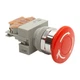 Idec AVW401-R Emergency Stop Push-Twist Button, &oslash;22mm, 1NC, 10A 600V AC