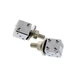 United Pacific 70070 Chrome Dice License Plate Fastener - Pack of 2