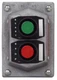 DS454 - Eaton Crouse-Hinds FlexStation DS Cover with Double Pushbutton, Feraloy