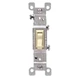 15 Amp Single-pole Switch, (10-pack) | Leviton Switches Ac/ca of Light , Ivory