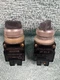General Electric CR104G Oil-tight Black Selector Switches NO and/or NC Lot of 2