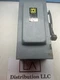 SQUARE D H362 60 AMP SAFETY DISCONNECT SWITCH 3 POLE FUSIBLE 600V AC/DC
