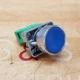 Automation Direct GCX-1104 Push Button, Blue, Flush, Momentary - USED
