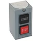 Dayton 20C794 Push Button Control Station, 1No/1Nc, 25Mm