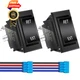 DaierTek Momentary RV Jack Switch 30 Amp 12V DC Rocker Type - 2Pcs, RET-EXT 